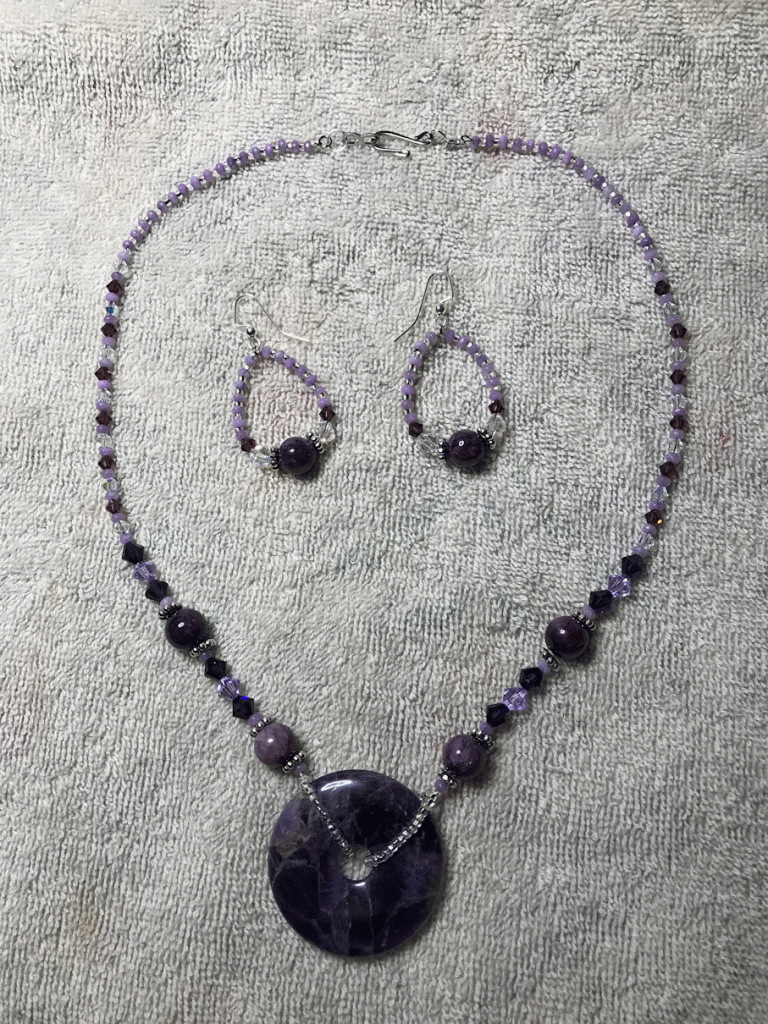 Purple Stone Set